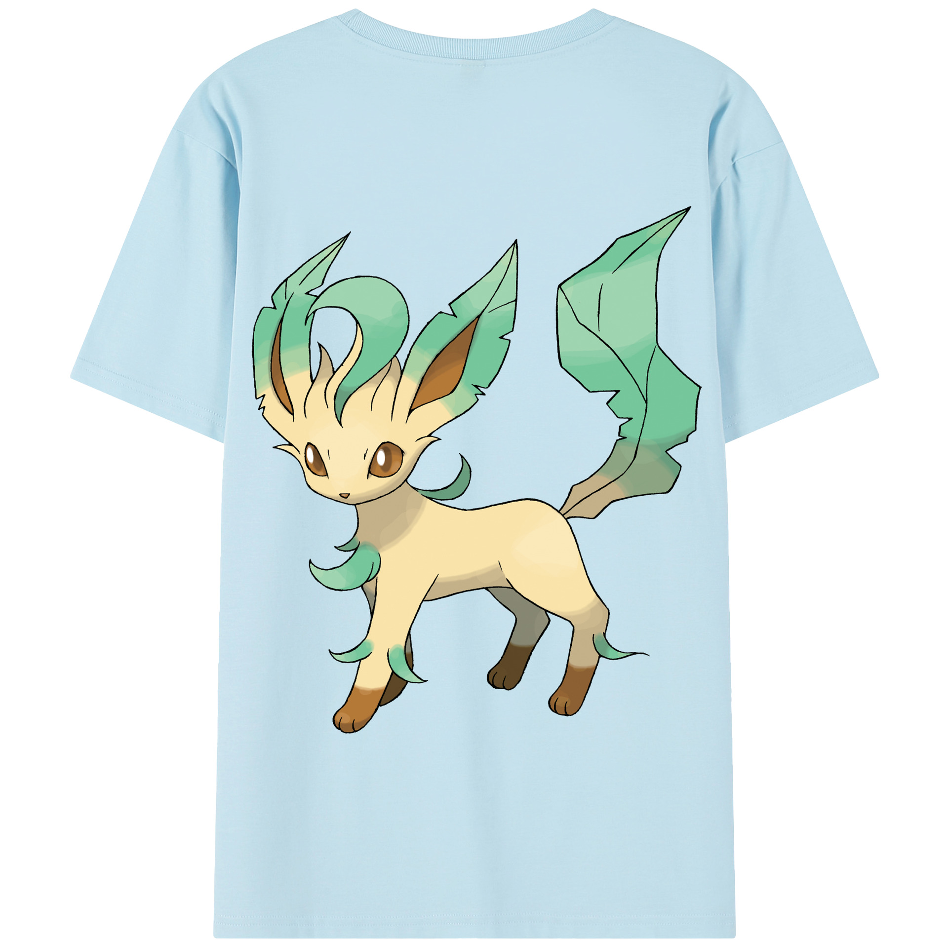 （画像用） ポケットモンスター Pokémon 綿100％半袖Tシャツ（背面プリント）